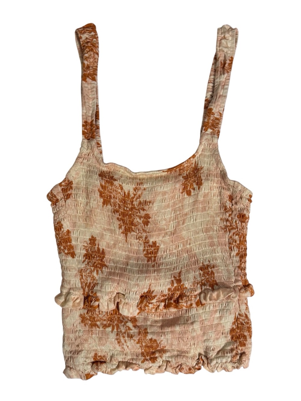 Intimately Free People Small Floral Hannah Printed Camisole Boho Western Tank